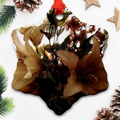 Lilies 1 1 Ornament (snowflake) by bestdesignintheworld