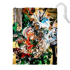 Lilies In A Vase 1 2 Drawstring Pouch (5xl)