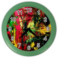 Revelation 1 10 Color Wall Clock by bestdesignintheworld