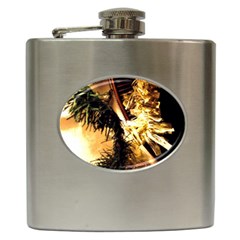 Christmas Tree  1 2 Hip Flask (6 Oz) by bestdesignintheworld