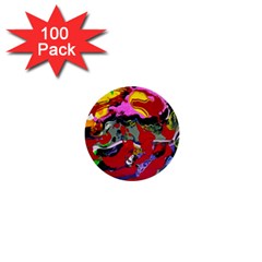 Faberge Chicken 1 1 1  Mini Buttons (100 Pack)  by bestdesignintheworld