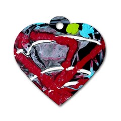 Pussy Butterfly 1 1 Dog Tag Heart (two Sides) by bestdesignintheworld