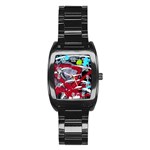 Pussy Butterfly 1 1 Stainless Steel Barrel Watch Front