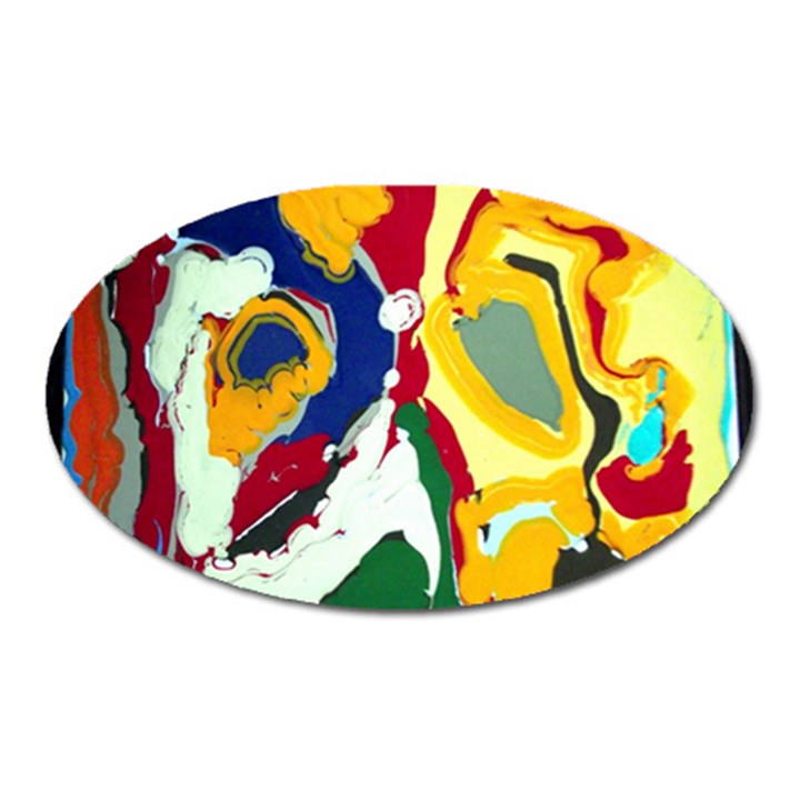 Africa As It Is 1 1 Oval Magnet