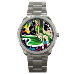 Mushroom,s Life Spin 1 1 Sport Metal Watch by bestdesignintheworld