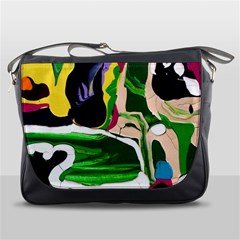 Mushroom,s Life Spin 1 1 Messenger Bag by bestdesignintheworld