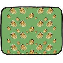 Santa Is On His Way Double Sided Fleece Blanket (Mini) 