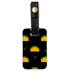 Festive Seamless Pattern With National Taco Food Luggage Tag (one Side) by Wegoenart