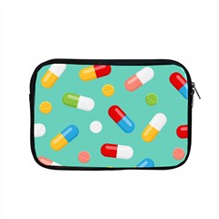 Pills Medicines Seamless Pattern Blue Background Apple Macbook Pro 15  Zipper Case by Wegoenart