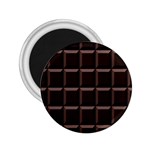 Dark Chocolate Seamless Pattern Sweet Texture 2.25  Magnets Front