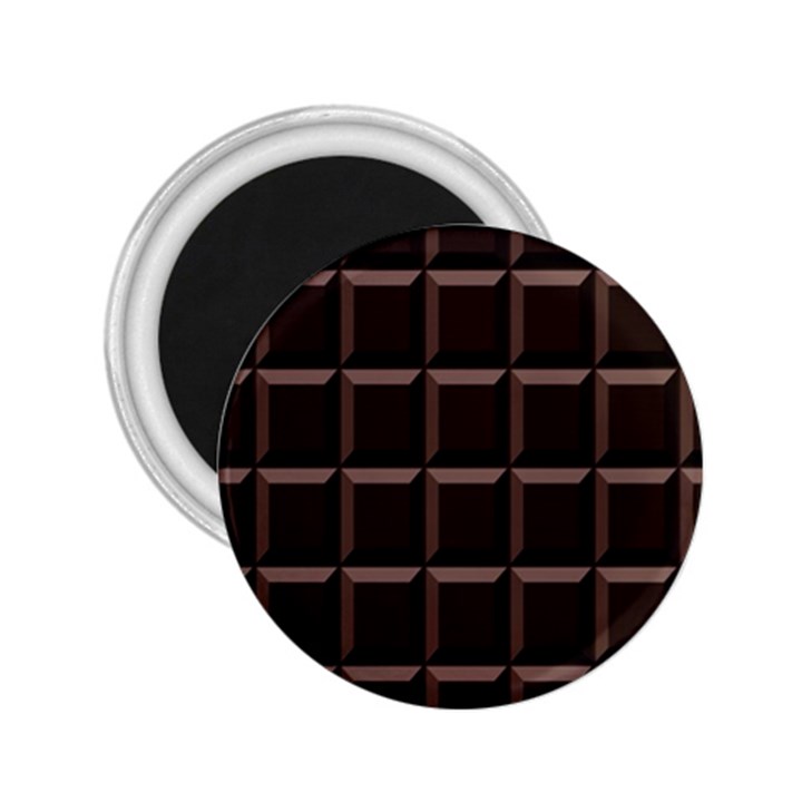 Dark Chocolate Seamless Pattern Sweet Texture 2.25  Magnets