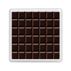 Dark Chocolate Seamless Pattern Sweet Texture Memory Card Reader (square)