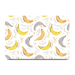 Seamless Stylish Pattern With Fresh Yellow Bananas Background Plate Mats by Wegoenart