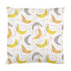 Seamless Stylish Pattern With Fresh Yellow Bananas Background Standard Cushion Case (two Sides) by Wegoenart