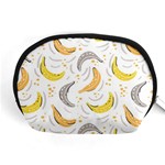 Seamless Stylish Pattern With Fresh Yellow Bananas Background Accessory Pouch (Medium) Front