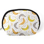 Seamless Stylish Pattern With Fresh Yellow Bananas Background Accessory Pouch (Medium) Back