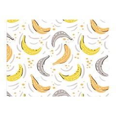 Seamless Stylish Pattern With Fresh Yellow Bananas Background Double Sided Flano Blanket (mini)  by Wegoenart