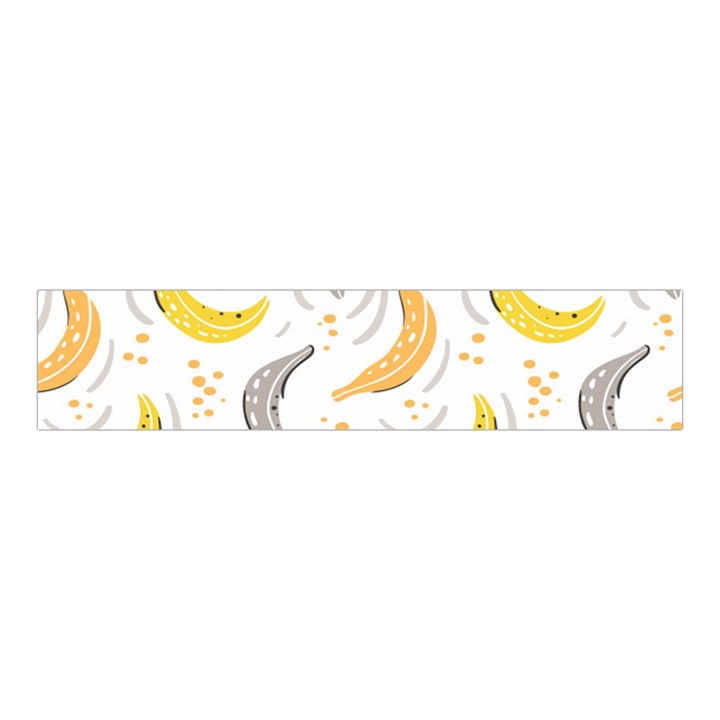 Seamless Stylish Pattern With Fresh Yellow Bananas Background Velvet Scrunchie