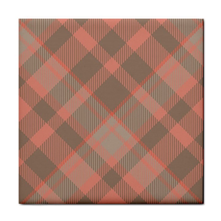 Tartan Scotland Seamless Plaid Pattern Vintage Check Color Square Geometric Texture Tile Coaster