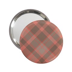 Tartan Scotland Seamless Plaid Pattern Vintage Check Color Square Geometric Texture 2 25  Handbag Mirrors by Wegoenart