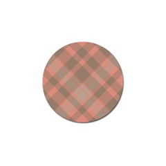 Tartan Scotland Seamless Plaid Pattern Vintage Check Color Square Geometric Texture Golf Ball Marker (10 Pack) by Wegoenart