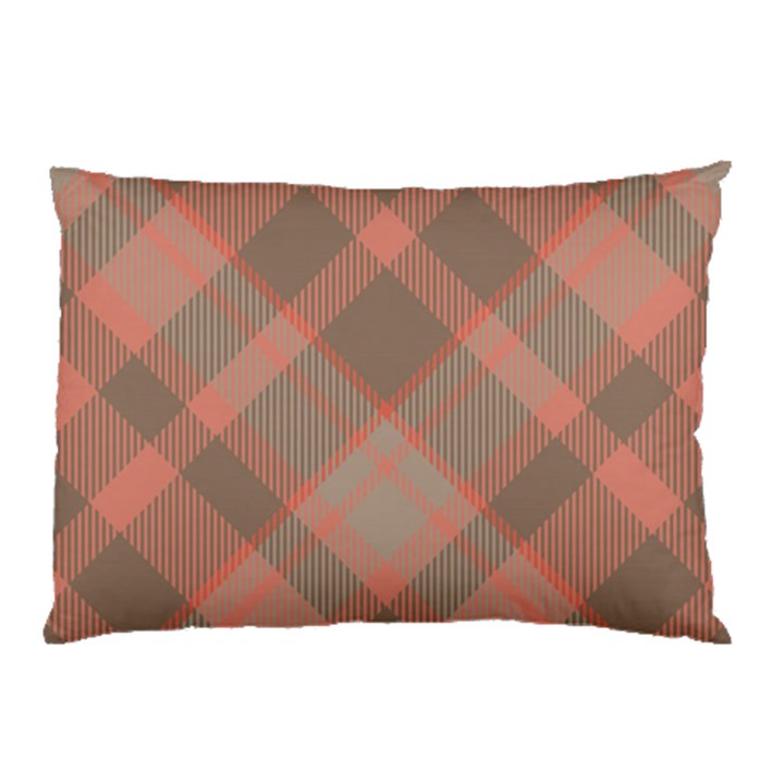 Tartan Scotland Seamless Plaid Pattern Vintage Check Color Square Geometric Texture Pillow Case (Two Sides)