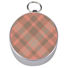 Tartan Scotland Seamless Plaid Pattern Vintage Check Color Square Geometric Texture Silver Compasses by Wegoenart