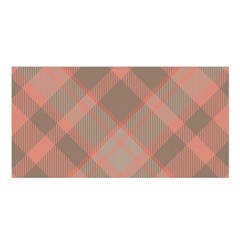 Tartan Scotland Seamless Plaid Pattern Vintage Check Color Square Geometric Texture Satin Shawl by Wegoenart