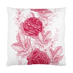 Flower Seamless Pattern With Roses Standard Cushion Case (two Sides) by Wegoenart