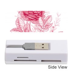 Flower Seamless Pattern With Roses Memory Card Reader (stick) by Wegoenart