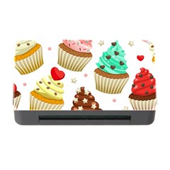 Seamless Pattern Yummy Colored Cupcakes Memory Card Reader With Cf by Wegoenart