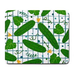 Seamless Pattern With Cucumber Large Mousepads