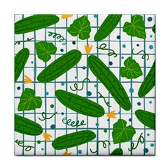 Seamless Pattern With Cucumber Face Towel by Wegoenart