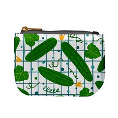 Seamless Pattern With Cucumber Mini Coin Purse by Wegoenart