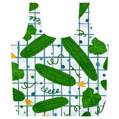 Seamless Pattern With Cucumber Full Print Recycle Bag (xl) by Wegoenart