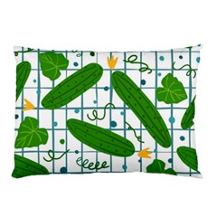 Seamless Pattern With Cucumber Pillow Case by Wegoenart