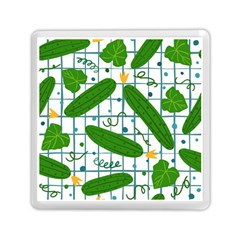 Seamless Pattern With Cucumber Memory Card Reader (square)