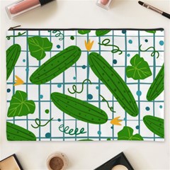 Seamless Pattern With Cucumber Cosmetic Bag (xxxl) by Wegoenart