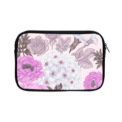 Seamless Pattern With Flowers Roses Peonies Hydrangeas Carnations Apple Ipad Mini Zipper Cases by Wegoenart