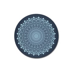 Luxury Mandala With Golden Arabesque Pattern Arabic Islamic East Style Magnet 3  (round) by Wegoenart