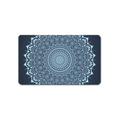 Luxury Mandala With Golden Arabesque Pattern Arabic Islamic East Style Magnet (name Card) by Wegoenart