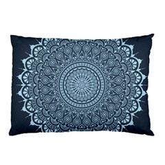 Luxury Mandala With Golden Arabesque Pattern Arabic Islamic East Style Pillow Case by Wegoenart