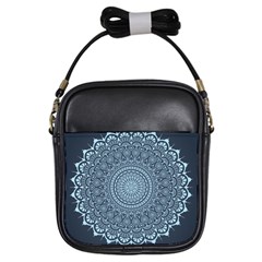 Luxury Mandala With Golden Arabesque Pattern Arabic Islamic East Style Girls Sling Bag by Wegoenart