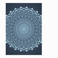 Luxury Mandala With Golden Arabesque Pattern Arabic Islamic East Style Small Garden Flag (two Sides) by Wegoenart