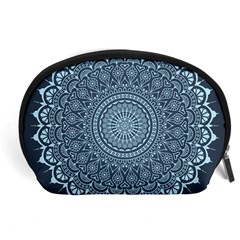 Luxury Mandala With Golden Arabesque Pattern Arabic Islamic East Style Accessory Pouch (large) by Wegoenart