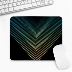 Abstract Colorful Geometric Lines Pattern Background Large Mousepads by Wegoenart