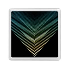 Abstract Colorful Geometric Lines Pattern Background Memory Card Reader (square)