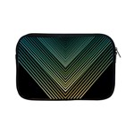 Abstract Colorful Geometric Lines Pattern Background Apple iPad Mini Zipper Cases Front