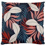 Fashionable Seamless Tropical Pattern With Bright Red Blue Flowers Standard Flano Cushion Case (One Side) Front