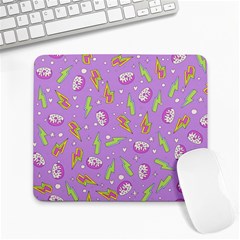 Cute Girl Fashion Seamless Pattern With Tasty Sweet Donuts Cartoon Arrows Pattern Cute Sweets Teen G Large Mousepads by Wegoenart